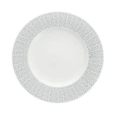Amanda Embossed Dinner Plate, Set of 4