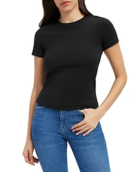 Good American Cropped Baby Tee