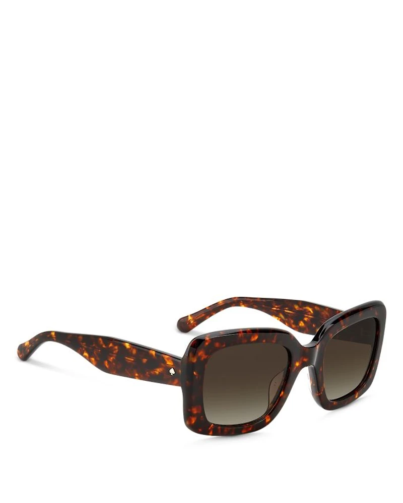 Bellamy Rectangular Sunglasses, 52mm