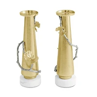 Butterfly Ginkgo Luxe Candleholders, Set of 2 - Exclusive