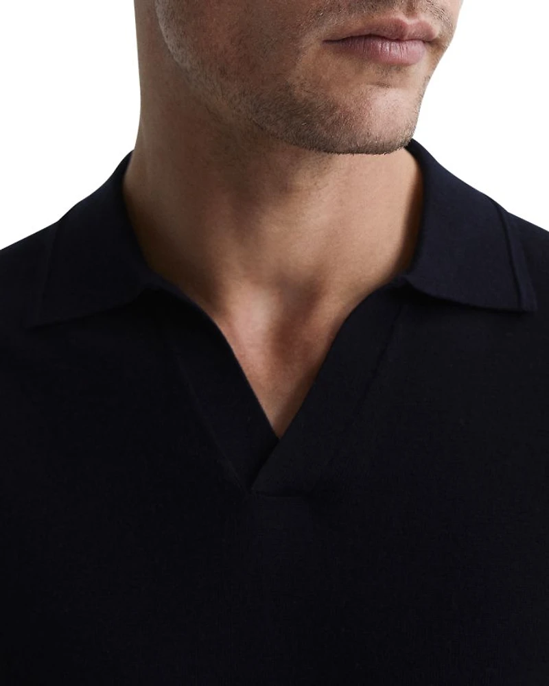 Milburn Long Sleeved Open Collar Sweater