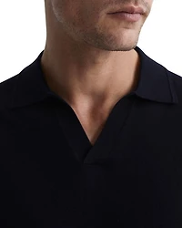 Milburn Long Sleeved Open Collar Sweater