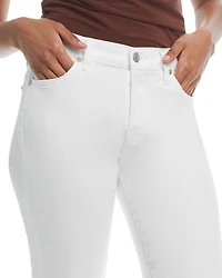 Slim Illusion Dojo High Rise Wide Leg Jeans Luxe White