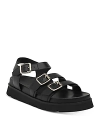 Whistles Women's Jemma Triple Buckle Flatform Sandals