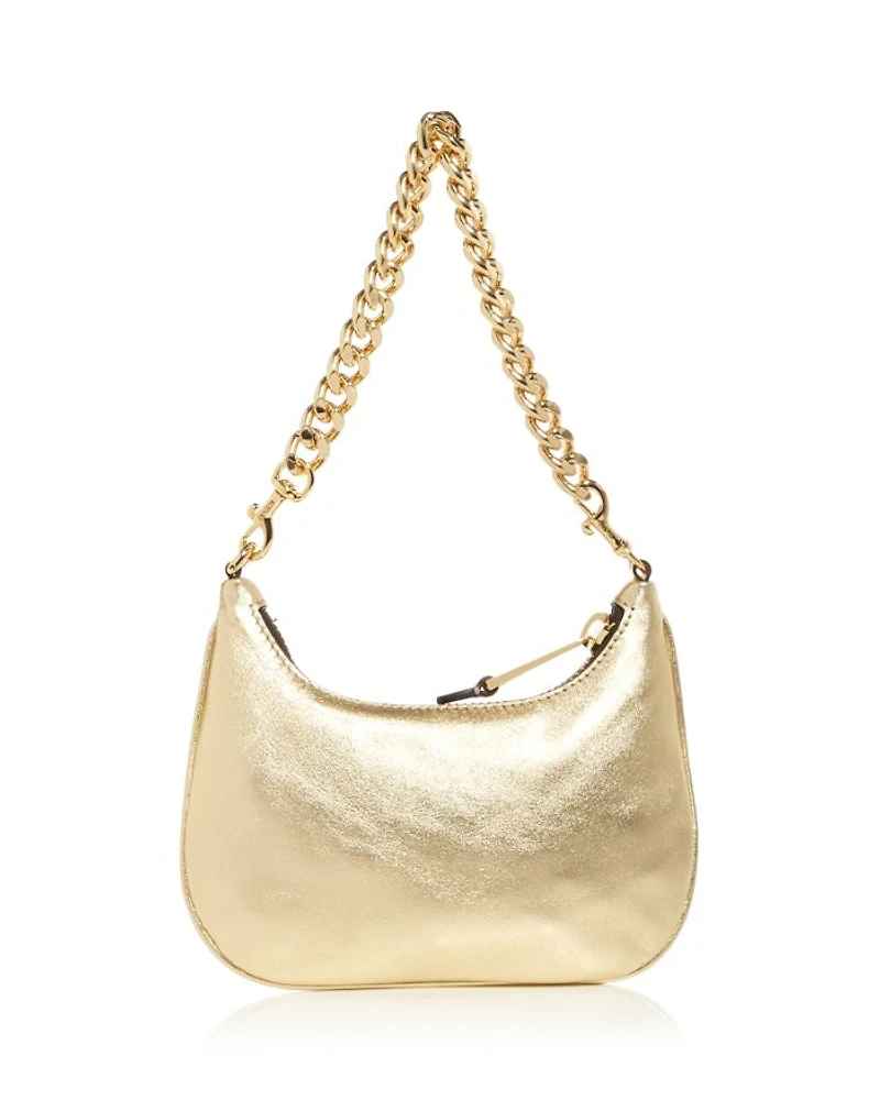 Leather Logo Hobo