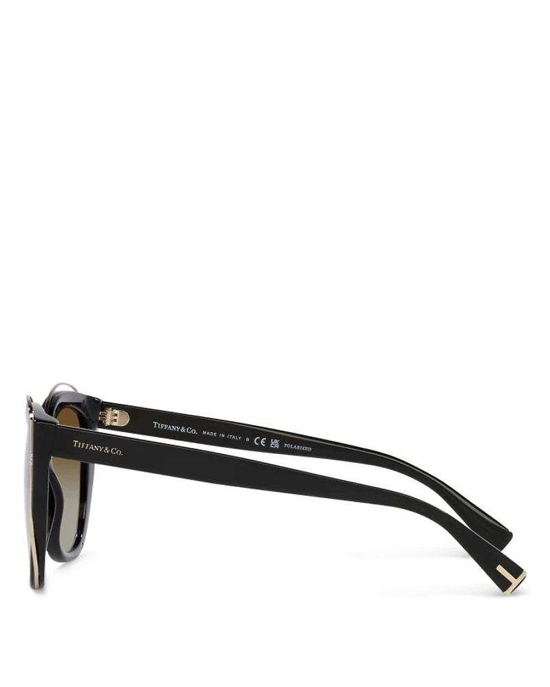Polarized Cat Eye Sunglasses, 54mm