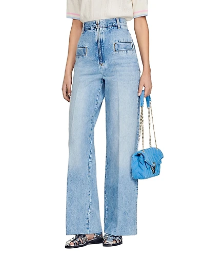 Sando Oslo High Rise Wide Leg Jeans