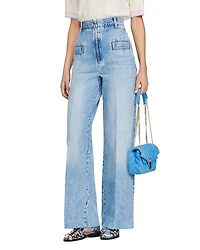 Sando Oslo High Rise Wide Leg Jeans