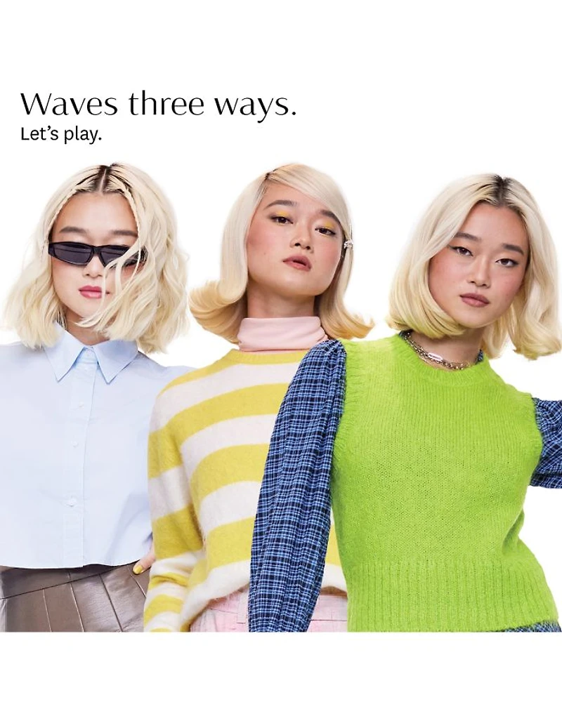 Interchangeable Curling Iron Switch Kit Wave Trio