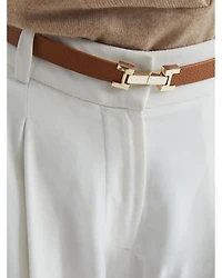 Women's Hayley Metal Hardware Leather Belt