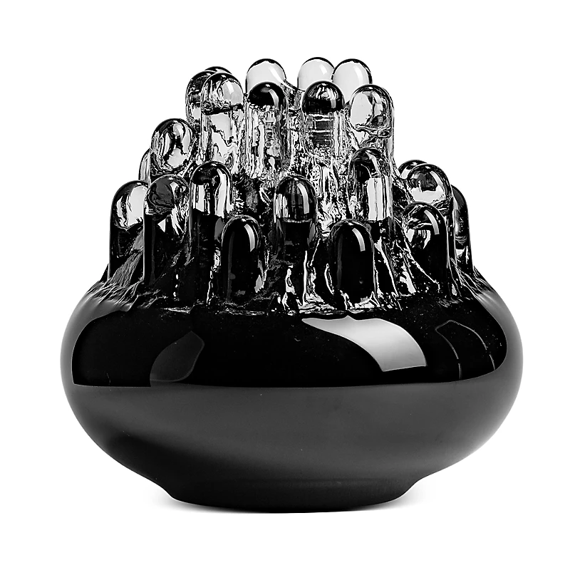 Kosta Boda Polar Large Black Sculpture