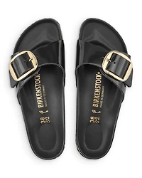 Women's Madrid High Shine Big Buckle Sandals