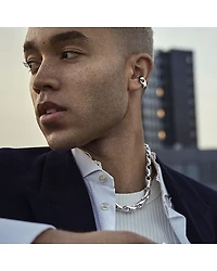 Georg Jensen Men's Sterling Silver Reflect Interloop Single Ear Cuff