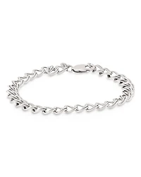 Bloomingdale's Fine Collection Sterling Silver Parallel Curb Chain Bracelet