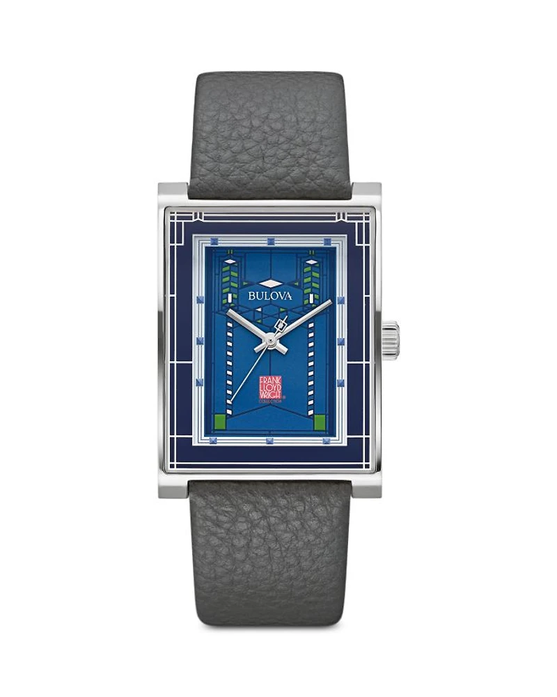 Frank Lloyd Wright Robie House Watch, 30.5mm