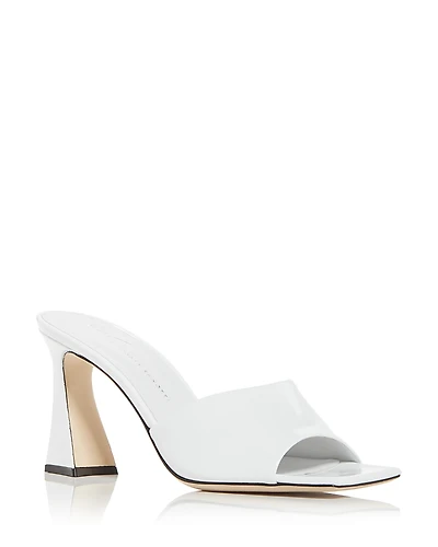 Guiseppe Zanotti Women's Square Toe High Heel Slide Sandals