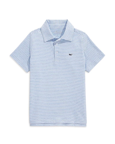 Vineyard Vines Boys' Bradley Striped Polo - Little Kid, Big Kid