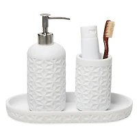 Roselli Quilted 3 Pc. Bathroom Set