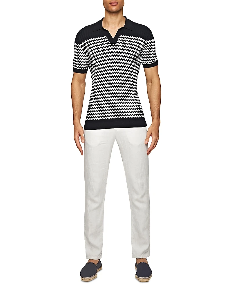 Orlebar Brown Cornell Tailored Fit Linen Trousers