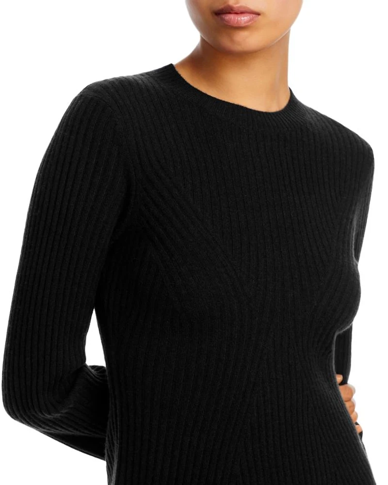 Contour Ribbed Cashmere Mini Dress - Exclusive