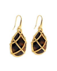 Goddess Tortoise Drop Earrings