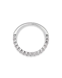 Certified Round-Cut Diamond Band in 14K White Gold, 0.50 ct.t.w.