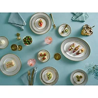 Renaissance Grey Open Oval Vegetable Dish
