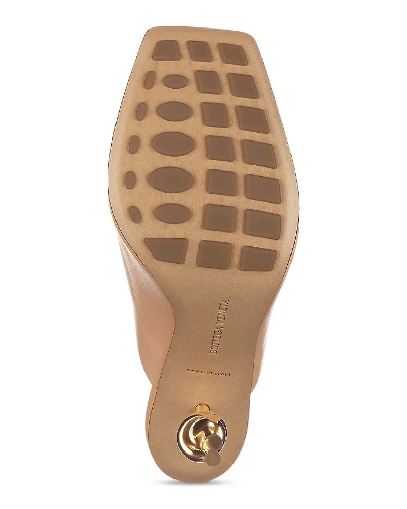 Women's Knot Slip On High Heel Sandals