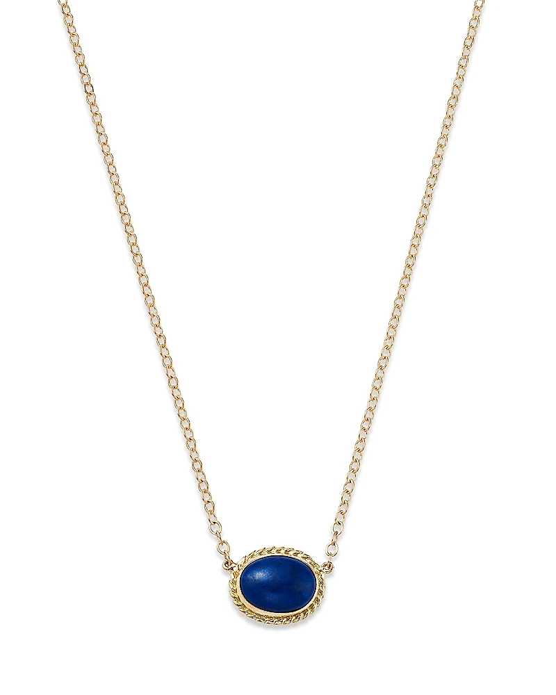 Bloomingdale's Fine Collection Blue Lapis Pendant Necklace