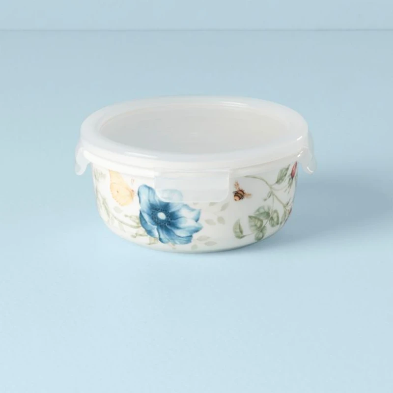 Butterfly Meadow Small Round Food Storage Container