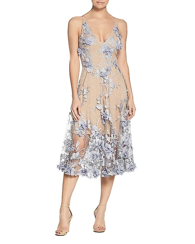 Dress the Population Audrey Floral Midi