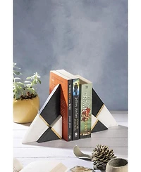 Kaavin Marble Bookends, Set of 2