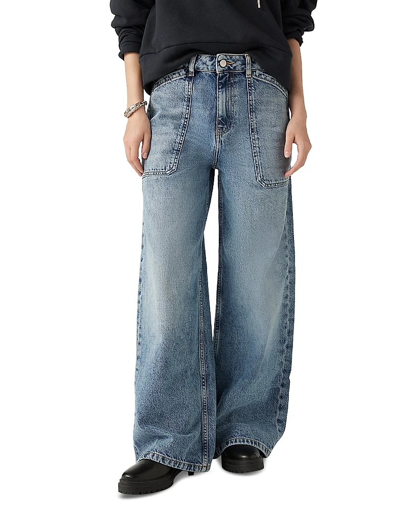 ba & sh Mellou Wide Leg Jeans