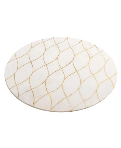 Miranda Marble Lazy Susan 16"