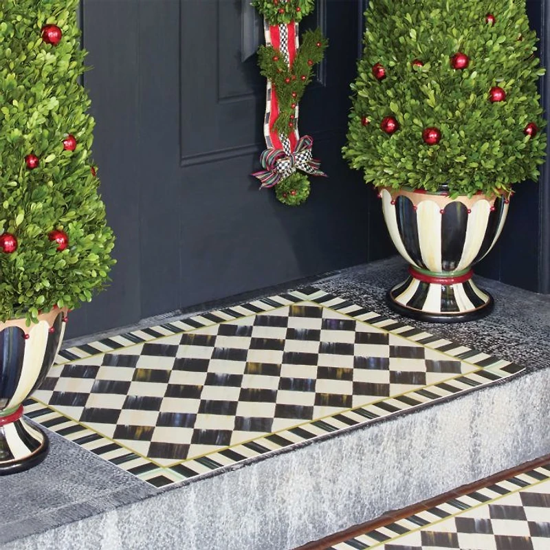 Courtly Check Floor Mat, 2' x 3'