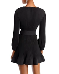 Liv Belted Pleated Dress