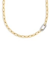 18K Yellow Gold Diamond (0.78 tcw) Oro Classic Necklace, 18"