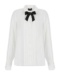 Button Front Pleated Shirt