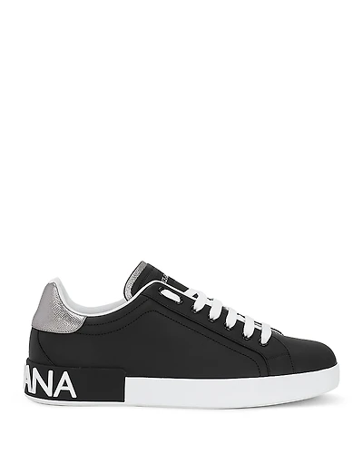 Dolce & Gabbana Men's Portofino Leather Sneakers