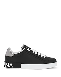 Dolce & Gabbana Men's Portofino Leather Sneakers