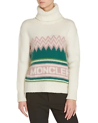 Moncler Logo Intarsia Wool Sweater