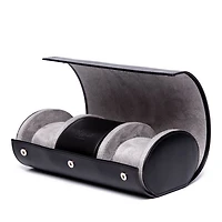 Hyde Park Three Watch Leather Pouch