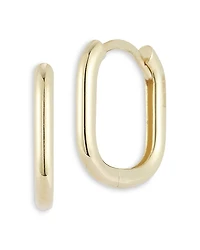 Alberto Amati 14K Yellow Gold Polished Small Oval Hoop Earrings