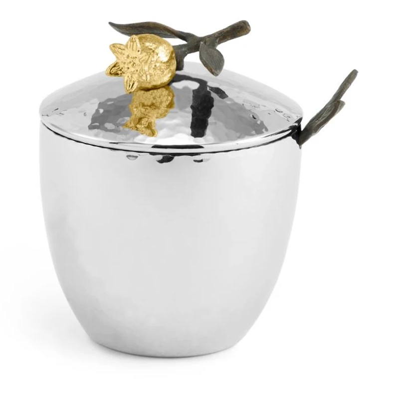 Pomegranate Sugar Pot & Spoon Set