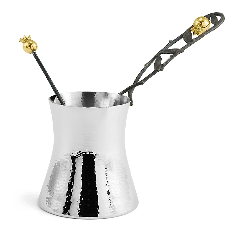 Michael Aram Pomegranate Coffee Pot & Spoon