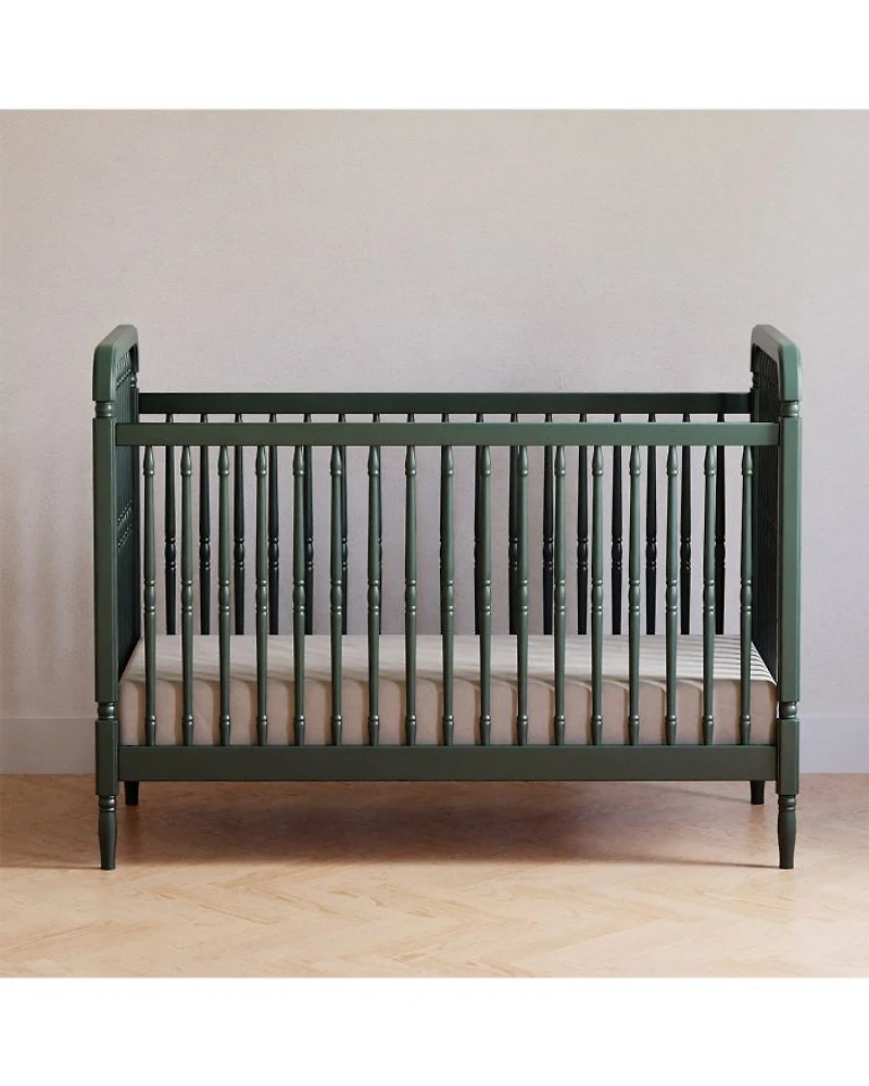 Liberty 3 1 Convertible Spindle Crib with Toddler Bed Conversion Kit