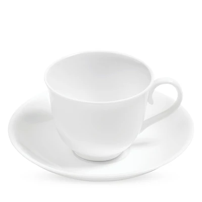 Richard Brendon White Teacup & Tea Saucer