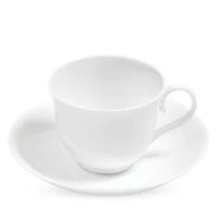 Richard Brendon White Teacup & Tea Saucer