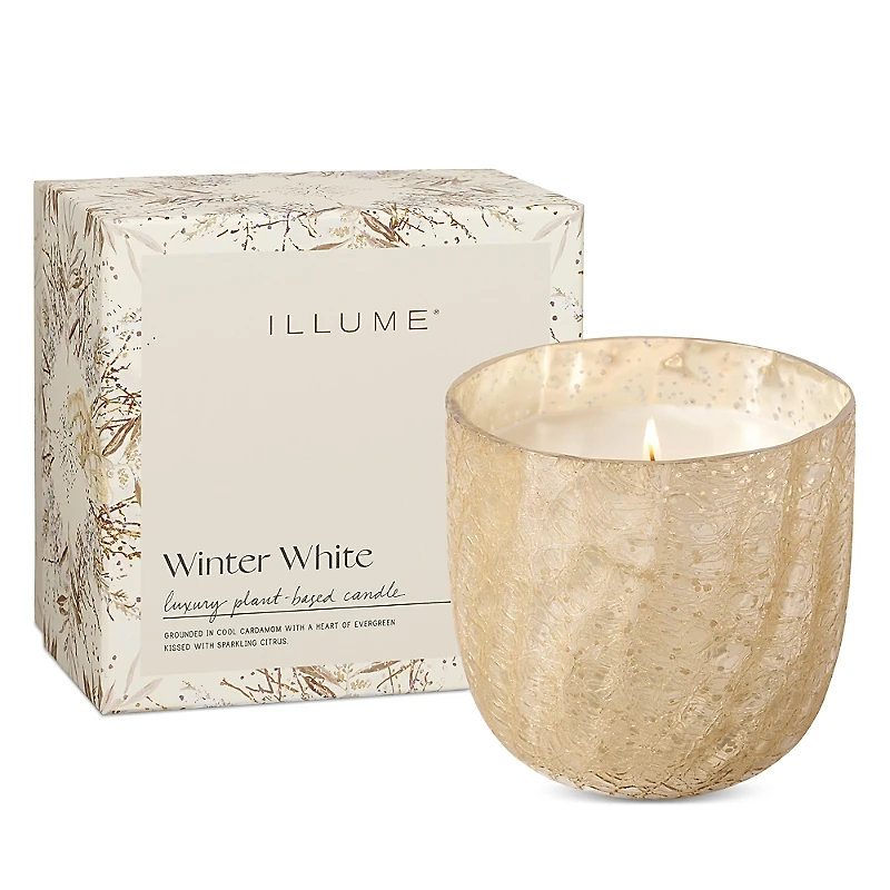 Illume Winter White Large Boxed Candle, 21.5 oz.