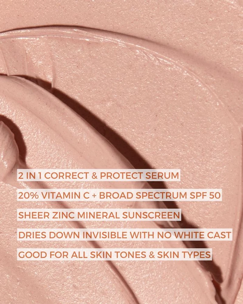 Universal C Skin Refiner Vitamin C Serum + SPF50 Mineral Sunscreen